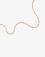 50cm (20") Hollow Figaro Chain in 10kt Yellow Gold