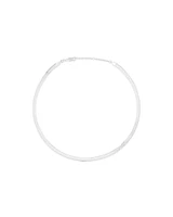 45cm (17") 4.5mm-5mm Width Snake Chain In Sterling Silver