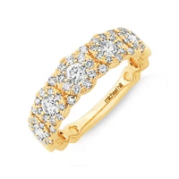 Bubble Ring with 1.00 Carat TW Diamonds in 10kt White Gold
