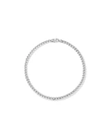 9.3mm Curb Chain in Sterling Silver