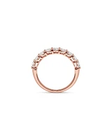1.30 Carat TW Round Brilliant Laboratory-Grown Diamond Wedding Ring in 14kt Gold