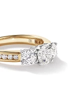 2.00 Carat TW 3 Stone Signature 101 Diamond Ring in 14kt Yellow & White Gold