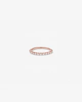 Wedding Ring with 0.34 Carat TW of Diamonds in 14kt Rose Gold