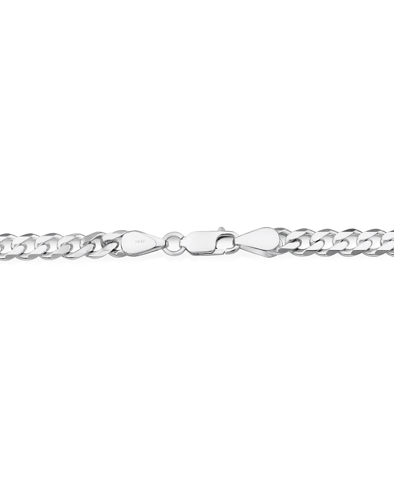 60cm (24") 5.5mm Width Curb Chain in Sterling Silver