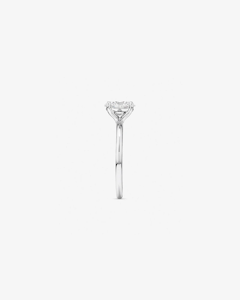Solitaire Engagement Ring with 1 Carat TW of Diamond in 14kt White Gold