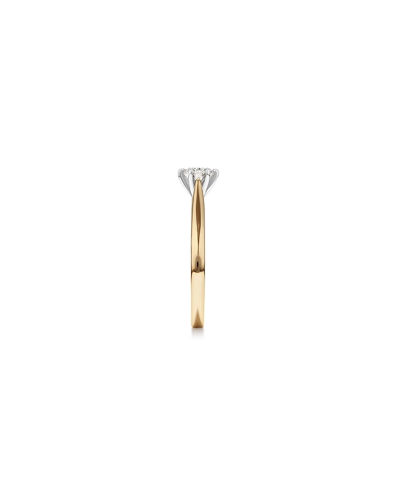 Solitaire Engagement Ring With a 1/2 Carat TW Diamond in 14kt White Gold