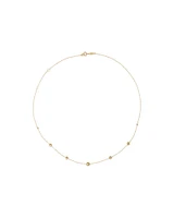 45cm (18") Bead Cable Chain in 10kt Yellow Gold