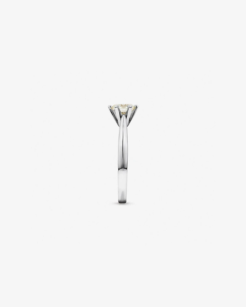 1 Carat Diamond Solitaire Ring in 14kt White Gold