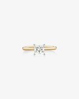 Evermore Certified Solitaire Ring With 1 Carat TW Diamond In 14kt White Gold