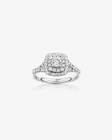 Bridal Set with 1.18 Carat TW of Diamonds in 14kt Rose Gold