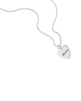 INXS Garry Gary Beers Engraved Guitar Pick Pendant with Chain in Recycled Sterling Silver