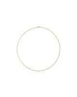50cm (20") 1.96mm Width Semi Solid Curb Chain in 10kt Yellow Gold