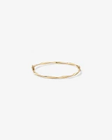 60mm Hollow Twist Bangle In 10kt Yellow Gold