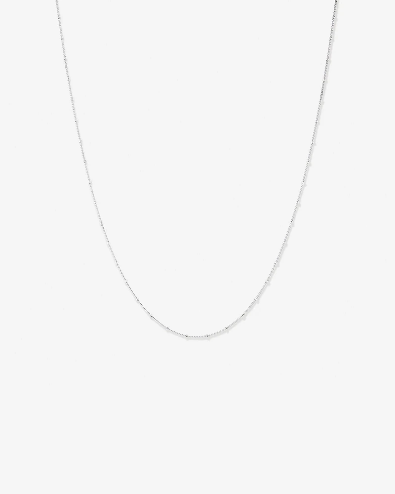 Collier de 50 cm (20 po) et 1,5 mm de largeur en argent sterling