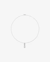 0.15 Carat TW Diamond Knots Pendant in Sterling Silver