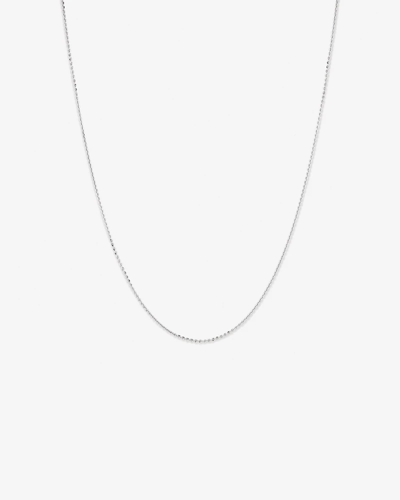Collier de 50 cm (20 po) et 2 mm de largeur en argent sterling