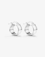 10mm Hoop Earrings in Sterling Silver