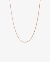 60cm (24") Hollow Belcher Chain in 10kt Yellow Gold
