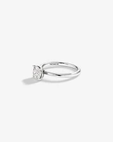 1.00 Carat TW Round Brilliant Diamond Solitaire Engagement Ring in 14kt White and Yellow Gold