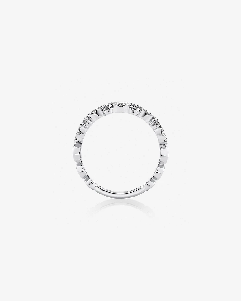 Bubble Ring with 1.00 Carat TW Diamonds in 10kt White Gold