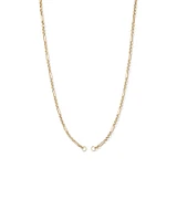 50cm (20") 7 and 1 Belcher and Paperclip Open Pendant Chain in 10kt Yellow Gold
