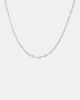 45cm (18”) 3.5mm Hollow Paperclip Chain in 10kt Yellow Gold