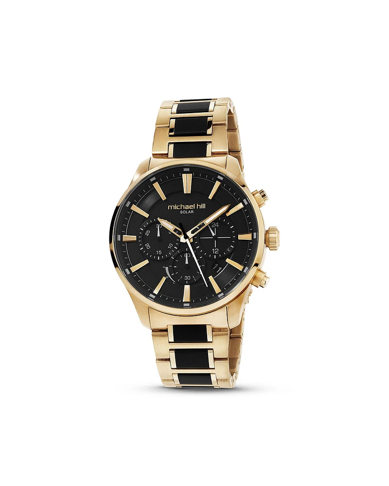 Solar Powered Men's Watch with Tone in Stainless Steel