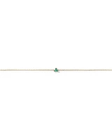 Emerald Trio Bracelet in 10kt Yellow Gold