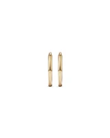 Mini Hoop Earrings in 10kt Yellow Gold