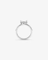 0.62 Carat TW Floret Laboratory-Grown Diamond Ring in 10kt White Gold
