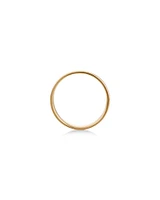 Half Round Wedding Band in 10kt Rose Gold
