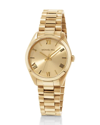 Ladies' 32.5mm Dress Watch in Gold-Tone Stainless Steel