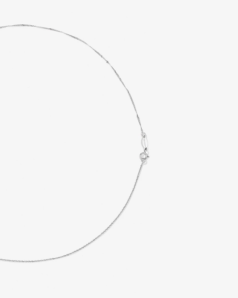 45cm (18") Singapore Chain in 10kt Yellow Gold