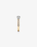 2.00 Carat TW Three Stone Round Brilliant Diamond Engagement Ring in 14kt Yellow and White Gold