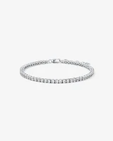 Cubic Zirconia Tennis Bracelet in Sterling Silver