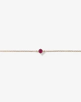Bracelet with Ruby in 10kt Yellow Gold