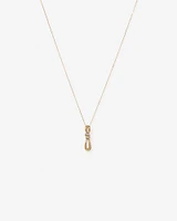 0.07 Carat TW Diamond Knots Pendant in 10kt Yellow Gold