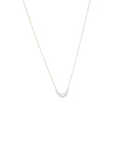 Cultured Freshwater Pearl Necklace in 10kt Yellow Gold