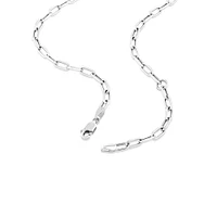 45cm (18”) 3.5mm Hollow Paperclip Chain in 10kt Yellow Gold