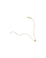 19cm Heart Slider Bracelet in 10kt Yellow Gold