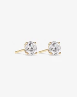 2.00 Carat TW Diamond Solitaire Stud Earrings in 18kt White Gold
