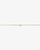 Bracelet with .08 Carat TW Diamond Birthstone in 10kt Yellow Gold