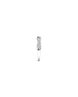 0.25 Carat TW Twist Diamond Wedding Ring in 14kt White Gold