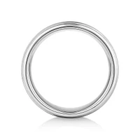 Men's Ring in Grey Sapphire Tungsten