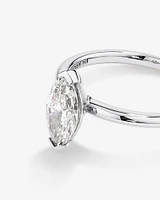 Solitaire Engagement Ring with 1.25 Carat TW of Laboratory-Grown Diamond in 14kt White Gold