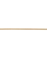 50cm (20") 6.15mm Width Semi Solid Miami Curb Chain in 10kt Yellow Gold