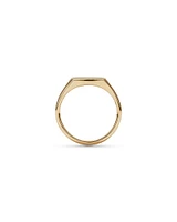 Square Signet Ring in 10kt Yellow Gold