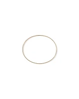 65mm (2.5") 3.8mm Width Solid Oval Bangle in 10kt Yellow Gold