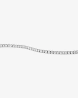 Tennis Bracelet with Cubic Zirconia in Sterling Silver