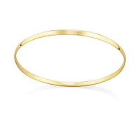 Bracelet jonc en or jaune 10 K de 65 mm